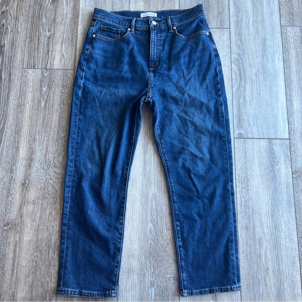 Ann Taylor LOFT Womens Jeans 30 / 10 The Skinny Dark Wash High Rise Slim Denim